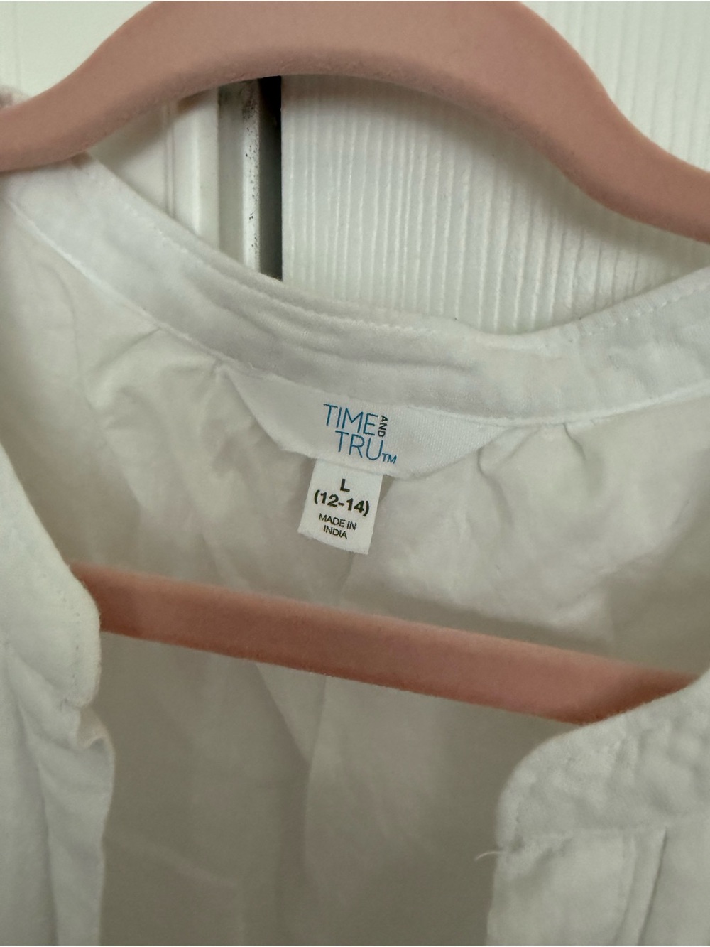 Time and Tru White Sleeveless Tunic Dress - Picture 2 of 3